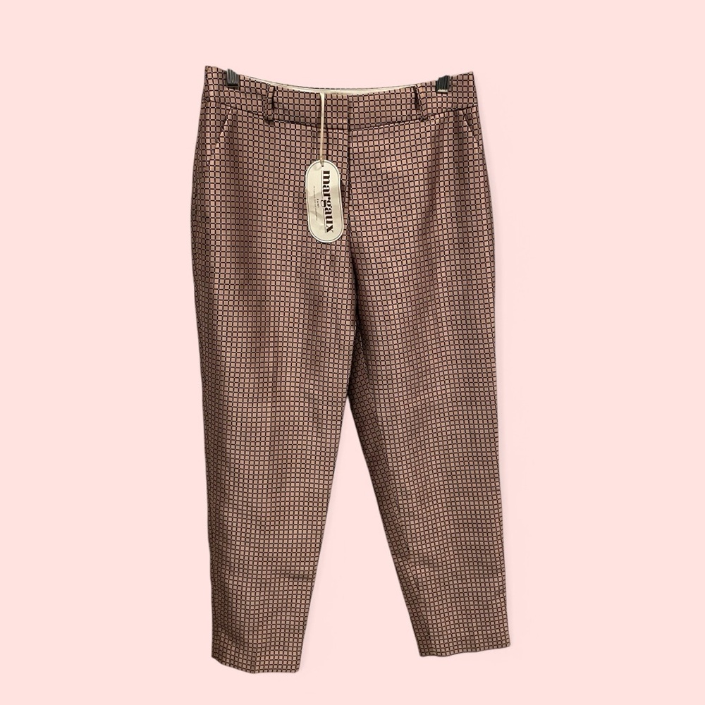 Kate Spade NWT pink Margaux pants sz 4 ankle silky satin